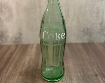 1973年製 ヴィンテージ グリーン コカ・コーラ ボトル 空き瓶 10オンス