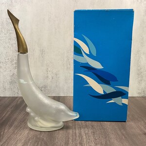 Vintage Avon Skin So Soft Dolphin Decanter in Original Box, Vintage Avon Original Box, Avon Bottle, Dolphin Decanter, Skin So Soft