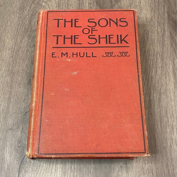 The Sons of The Sheik by E. M. Hull 1925, Vintage Book, Antique Book