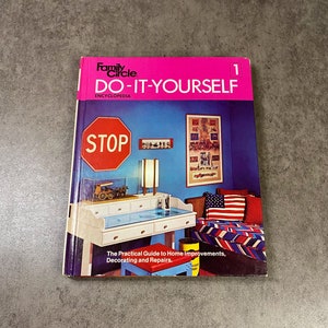 Family Circle Do It Yourself Book Vol 1, 1973, Libro d&#39;epoca, Libro antico