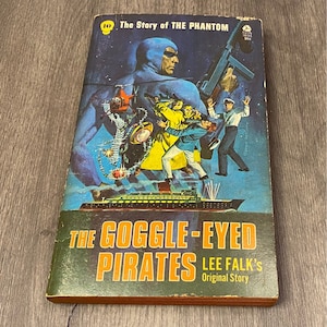 The Phamtom # 10 The Google Eyed Pirat von Lee Falk 1974, Avon Books, Vintage Buch, Antik Buch, Zellstoff Buch
