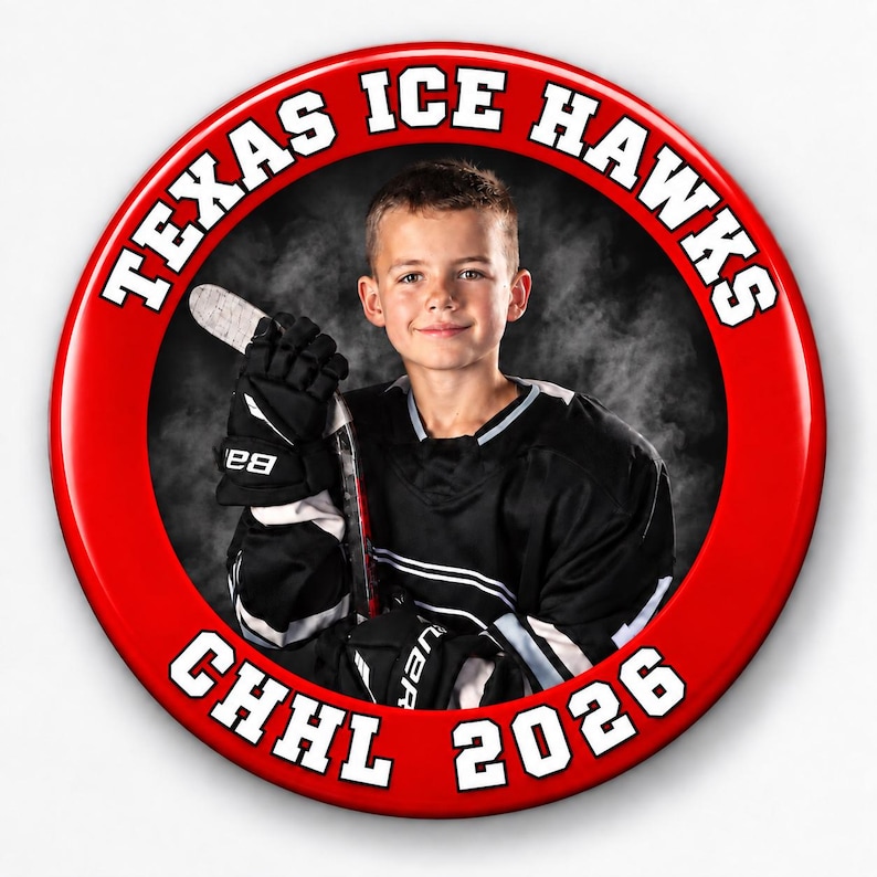 Magnet/button - 2.25 Inch. Personalized Button for Sports, Graduation ...