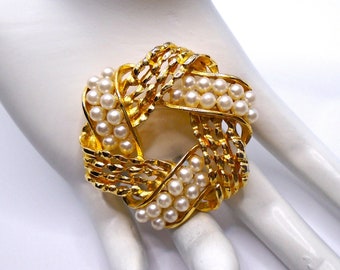 Broche vintage dorée (Gebraucht) in Grand-Lancy für CHF 58 - mit
