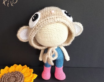 Nouveau DokiDoki spécial pour les plus petits avec son chapeau version petite Souris / jouet artisanal entièrement fait main au crochet