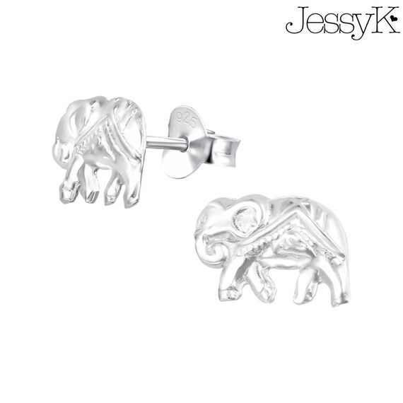 Gold elephant earrings elephant stud earrings elephant studs Silver elephant Earrings Elephant jewelry cute earrings