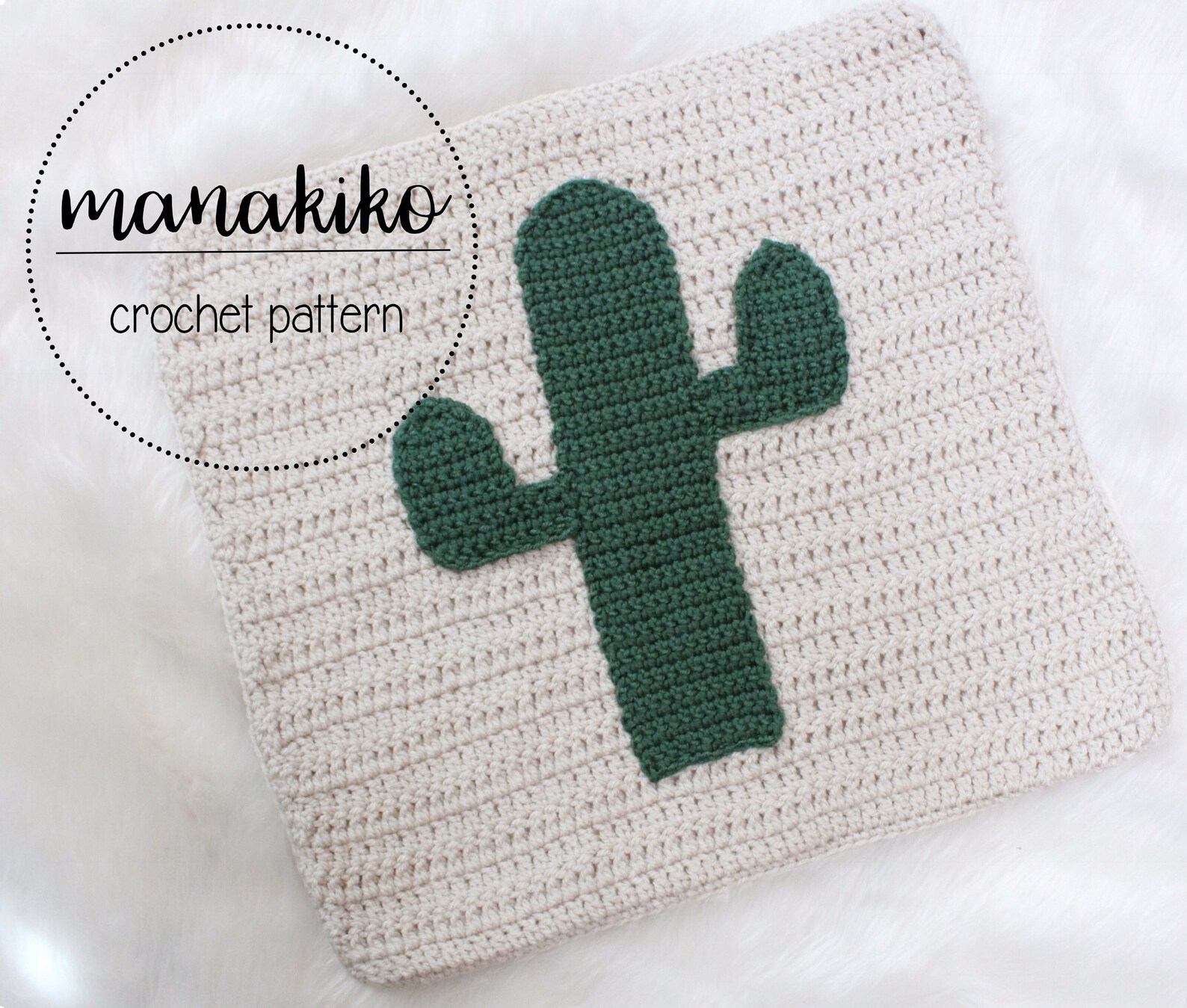 Cactus Baby Blanket Pattern Crochet Pattern Nursery Crib Decor Home