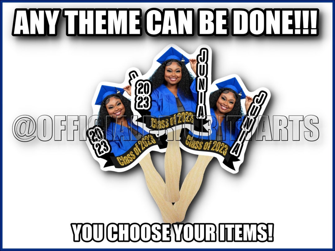 GRADUATION FANS 2025 Grad Favors, Graduation, Senior Graduation