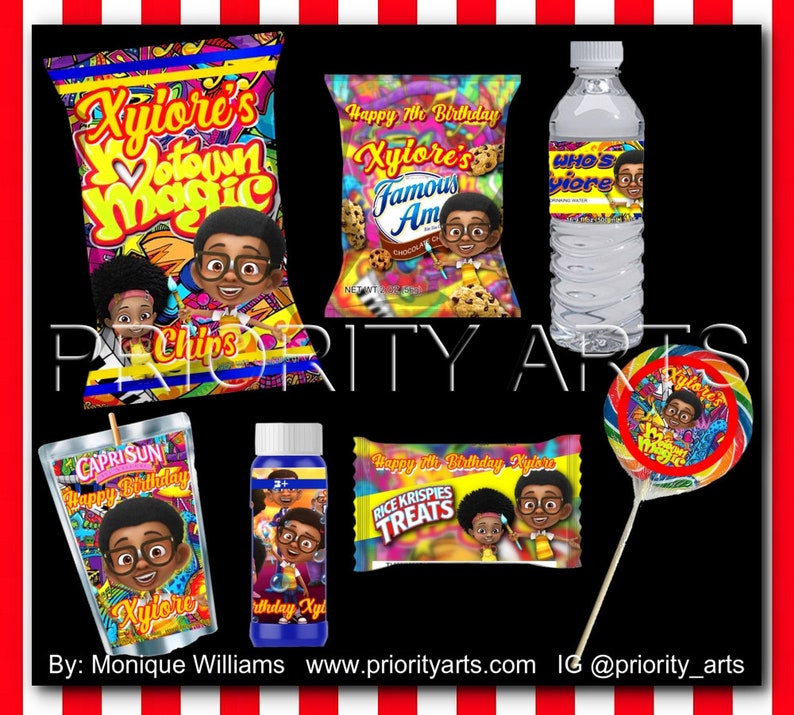 Motown Magic Party Favors Package 6 of each Etsy