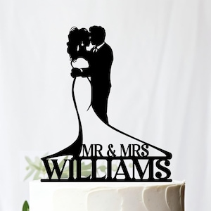 Mr Mrs Cake Topper, Wedding Cake Topper, Bride Groom Topper, Last Name Cake Topper, Wedding Cake Sign, Gold Cake Topper, Anniversary Topper