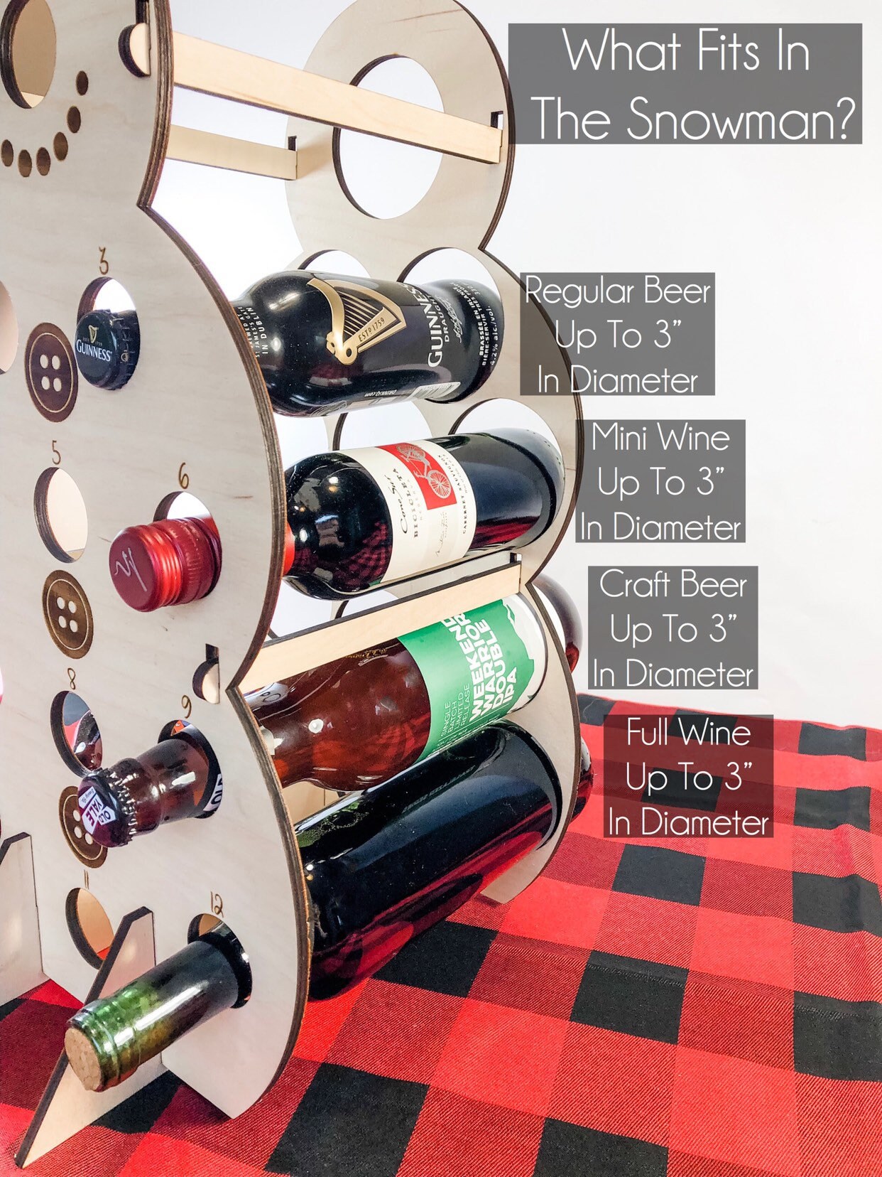 Liquor Advent Calendar For Adults Personalized Tree Etsy
