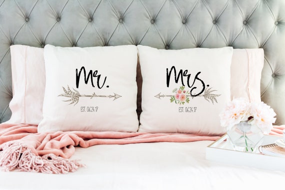 mr and mrs pillowcases nz