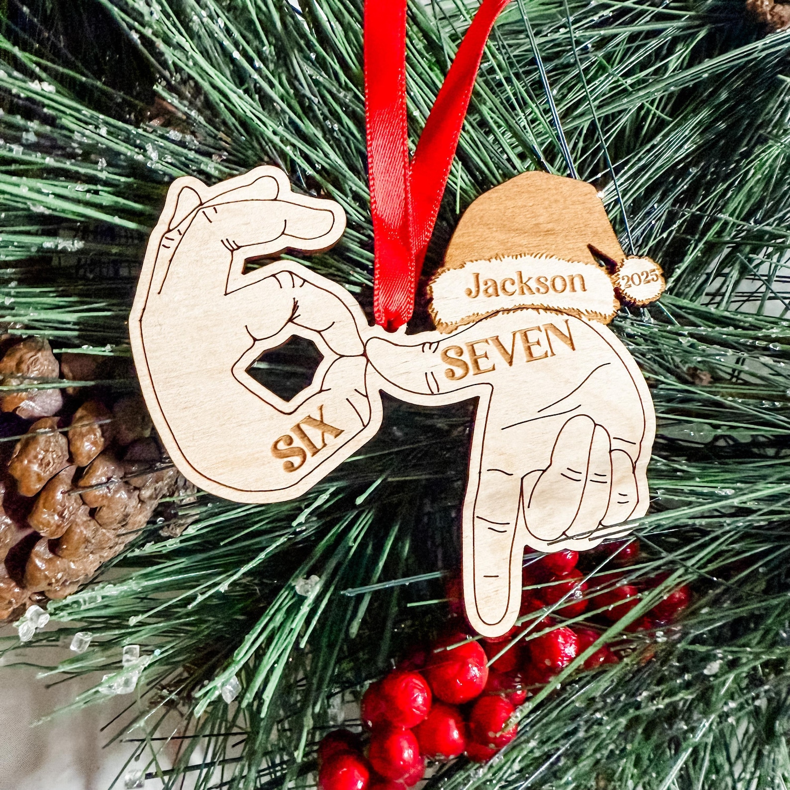 Viral 67 Ornament, Six Seven Ornament, Personalized Ornament,gift for ...