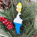 Homer Ornament, Homer Bush Ornament, Funny Ornaments, Meme Ornaments, Secret Santa Gift, White Elephant Gift, Custom Christmas Ornament product logo