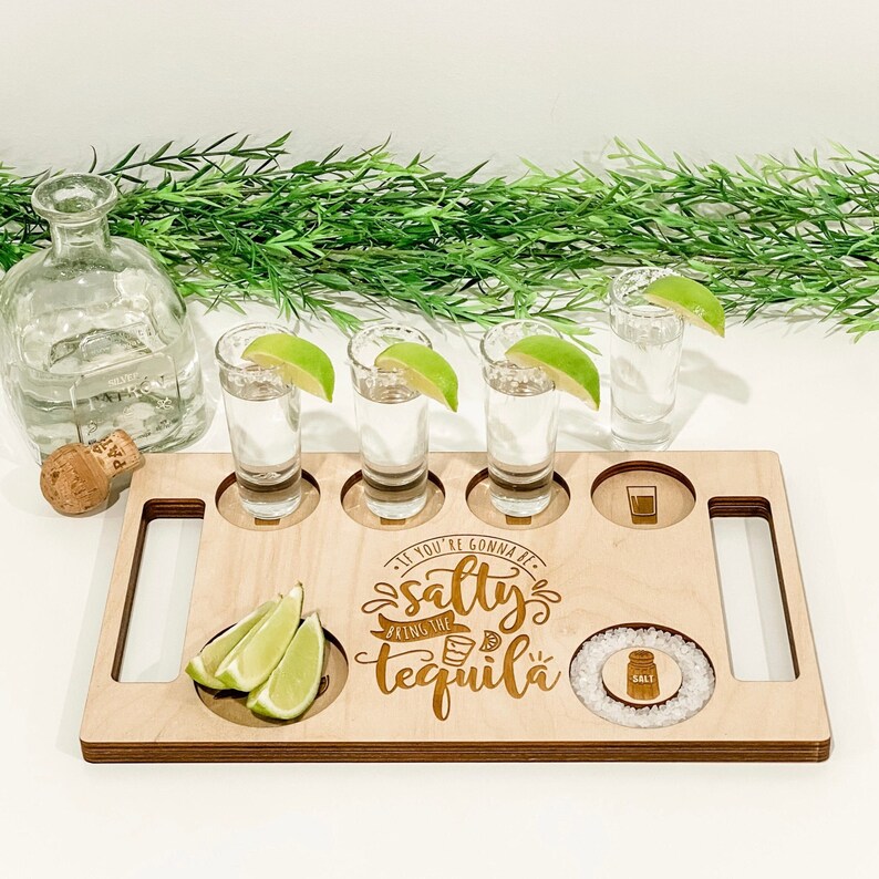 Tequila Flight Board Tequila Shot Board Wood Flight Board Etsy Australia