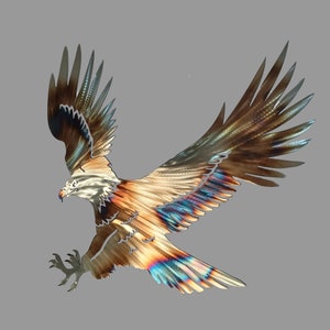 Eagle Hunting, Metal Wall Art, Eagle, Bald Eagle, Eagle Art, Nature