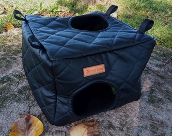 FERRET HAMMOCK, cozy ferret home, ferret house, sweet ferret home, two holes cube, rat cube, chinchilla cube, pet cube, large pet house, rat