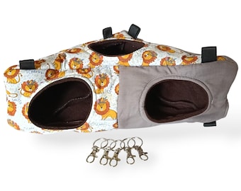 Rat house, corner hut, hanging pet house, rat hiding place, sugar glider hammock, ferret home, pet home, hammocks for rats, pet toys, pets