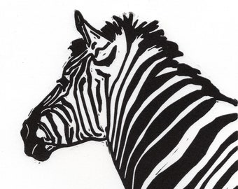 Postcard - Zebra