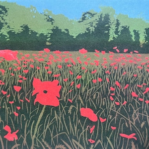 Postcard - Poppies