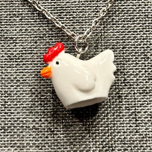 Chicken, Pendant, Necklace