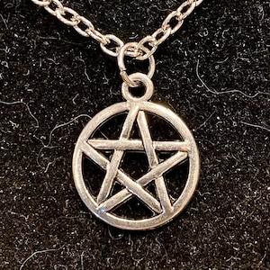 Pentagram, Star, Wiccan, Pendant, Necklace
