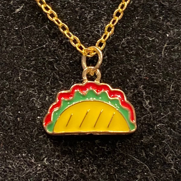 Taco Necklace Etsy