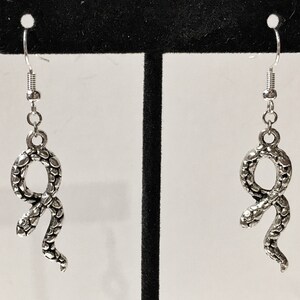 Wizard, Snakes, Ravens, Lions, Badgers, Silver, Magic, Dangle, Earrings