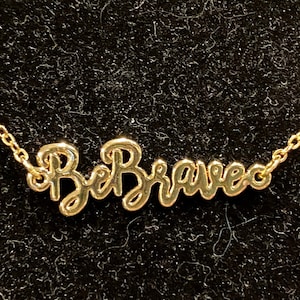 Ser Valiente, Oro, Colgante, Collar
