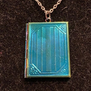 Big, Shiny, Book, Locket, Necklace
