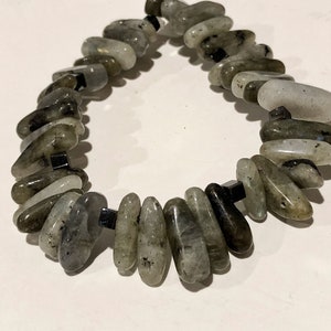 Labradorite, Hematite, Adjustable, Bracelet