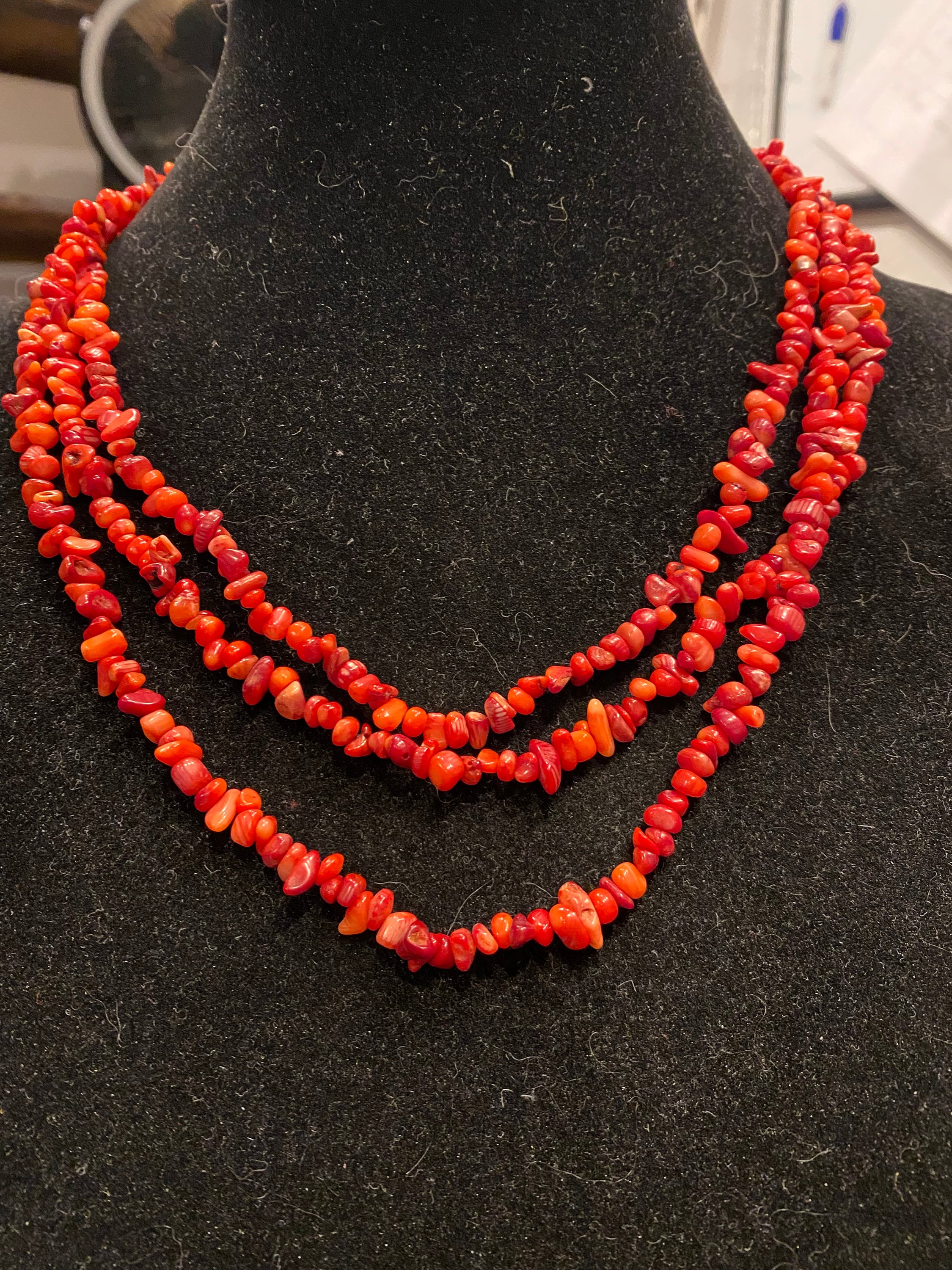 Paparazzi coral necklace outlet
