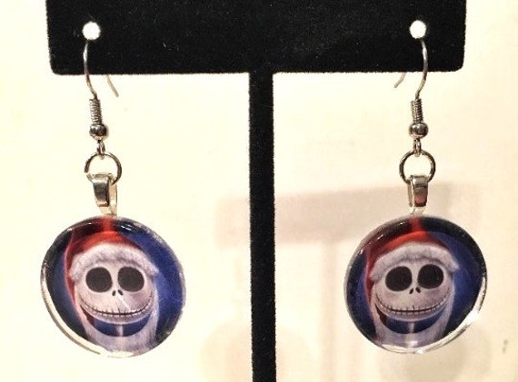 Sally Earrings with Blue Cabochons Sally Earrings with Blue Cabochons