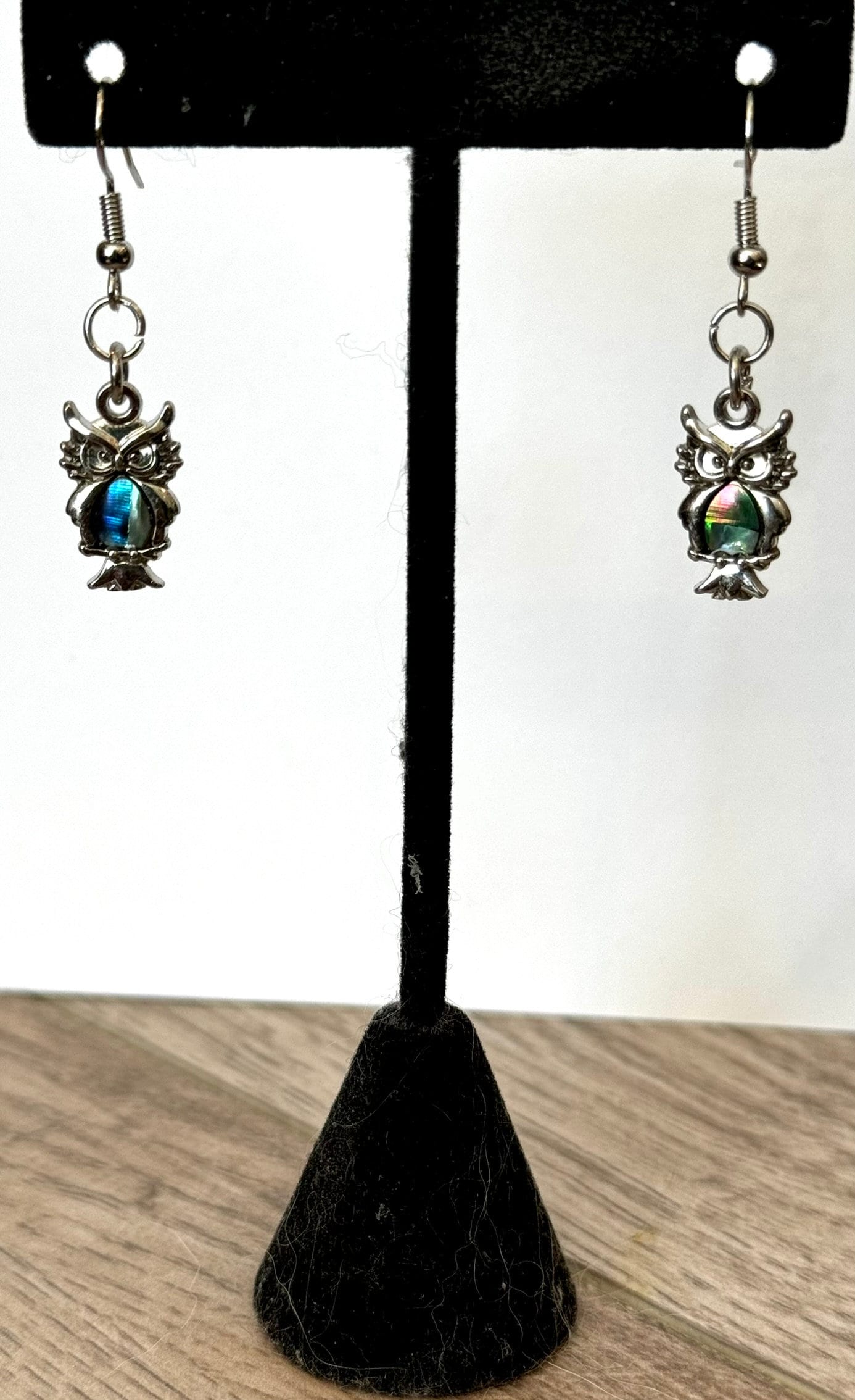 Coniglio/manta/gufo orecchini da donna in argento sterling coniglietto gioielli abalone conchiglie regalo per donne ragazze, Argento sterling, Conchiglie di abalone