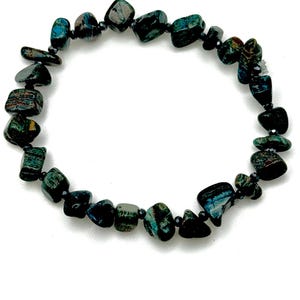 Blue, Jasper, Gemstone, Adjustable, Bracelet