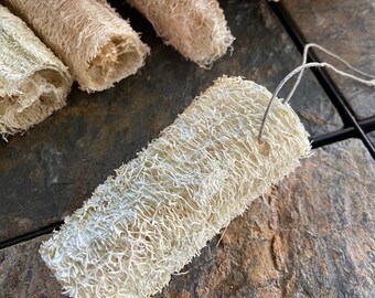 Natürlicher Luffa-Schwamm – 2 Stück, Biologisch Abbaubar, Mit Handschlaufe, Für Peeling & Körperpflege