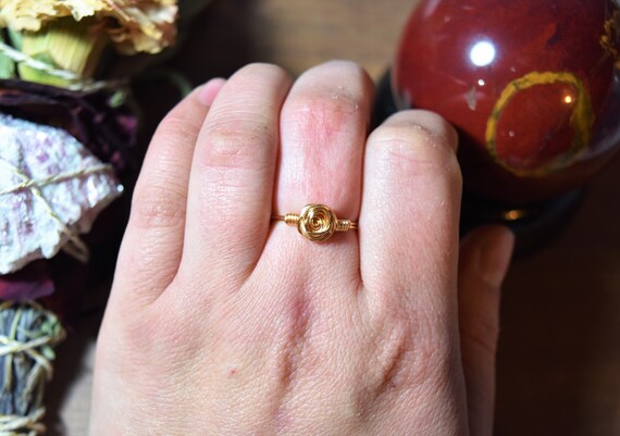 Bohemian style wedding best sale ring