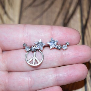 Large Clear Crystal 14g Star Cartilage Earring Piercing Barbell Point Ball 14g Tragus Jewelry Helix Earring Rook Piercing, Spring Shopping