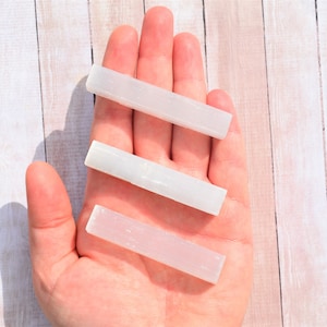 1 Selenite Wand, Satin Spar Wand, Crystal Healing, Crystal Energy, Positive Vibes, Crystal Vibes, Selenite Healing, Spring Shopping