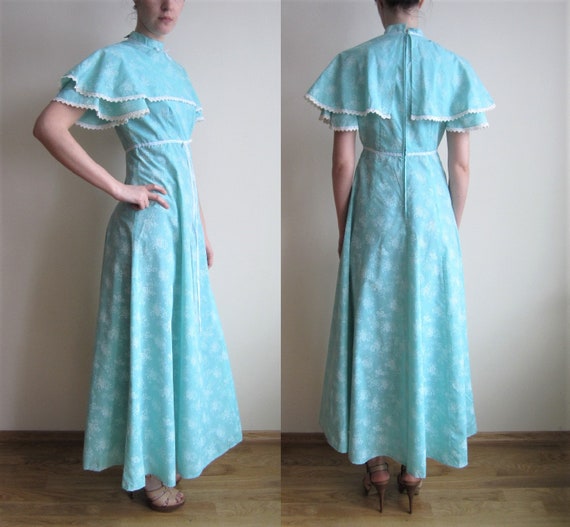 vintage 60s 70s Praire floral print ditsy Victoria