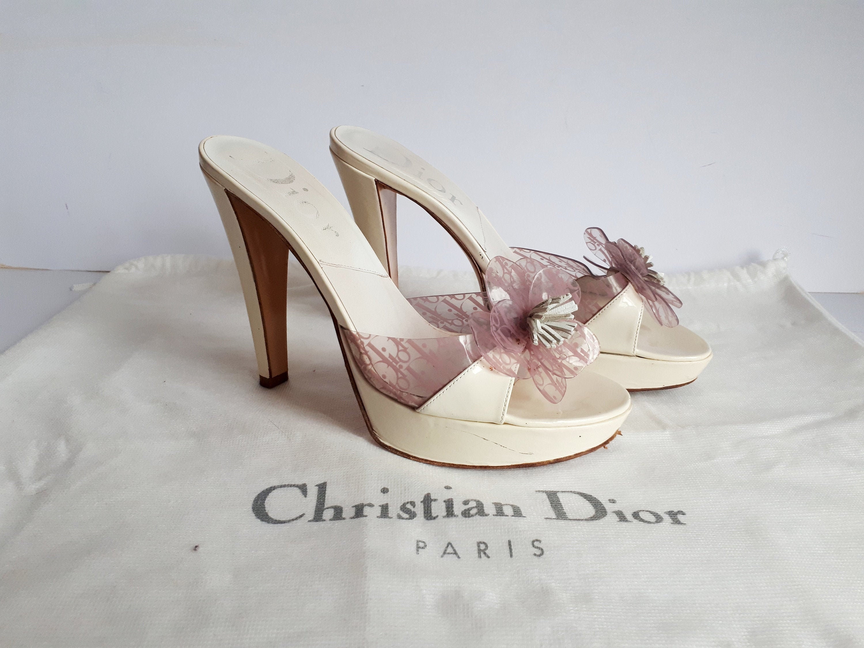 Dior Alpha-sandaal Beige en zwarte Dior Oblique-jacquard | DIOR