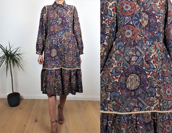 vintage 70s Liberty x Hildebrand Varuna wool flora