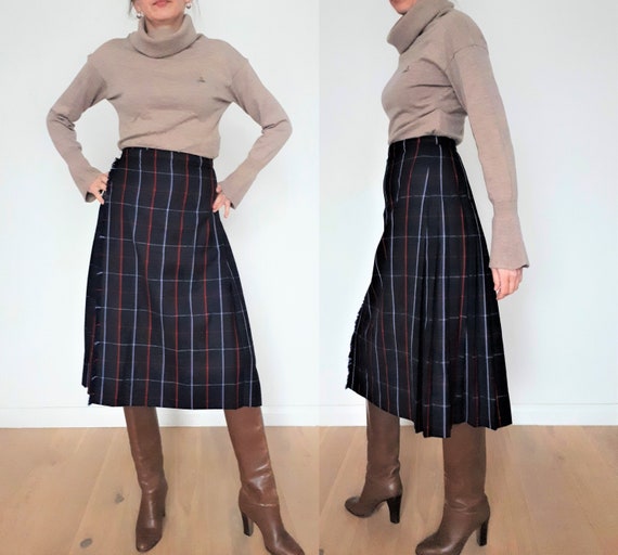 burberry tartan skirt