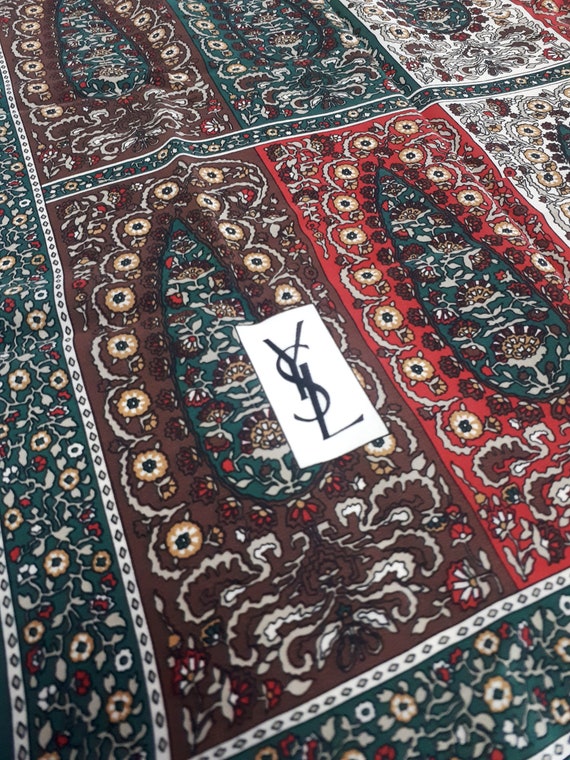 ysl scarf vintage