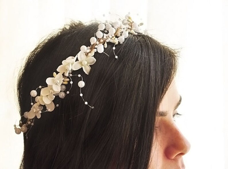 Weddings Accessories Hair Accessories flower crown flower Etsy