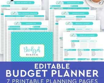 home budget planner etsy home buget planner