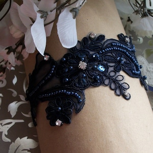 Liga de renda azul marinho, algo azul, liga de renda, liga plus size, conjunto de liga de casamento, conjunto de liga de noiva, liga de noiva, casamento marinho, azul