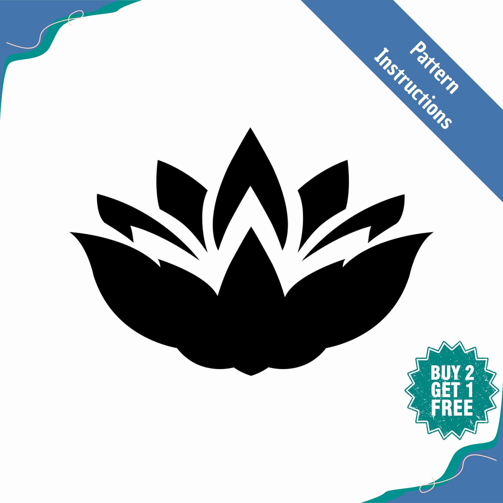 Book folding pattern "Cut&Fold" - Lotus Flower - 143 folds + Tutoriel - 808