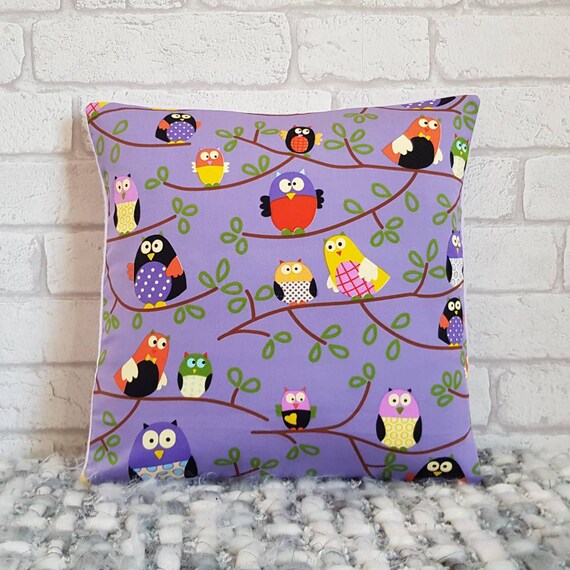 Children S Owl Cushion Owl Pillow Kid S Bedroom Decor Decorative Cushion Purple Bedroom Accessories Girls Bedroom Decoration 12 Inch Pillow