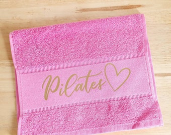 Pilates Towel~Pilates Gift~Exercise Towel~Wellbeing Gift~Christmas Gift~Gifts for her~Pilates Lover Gift~Gifts Under 15