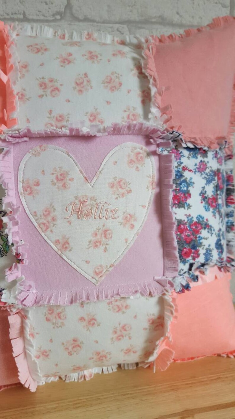 Personalised Keepsake Cushion made from Baby ClothesPatchwork Etsy